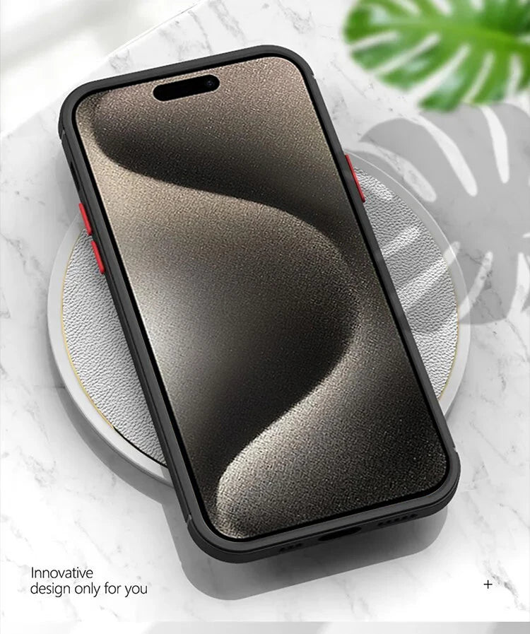 coque transparente  magnétique matte