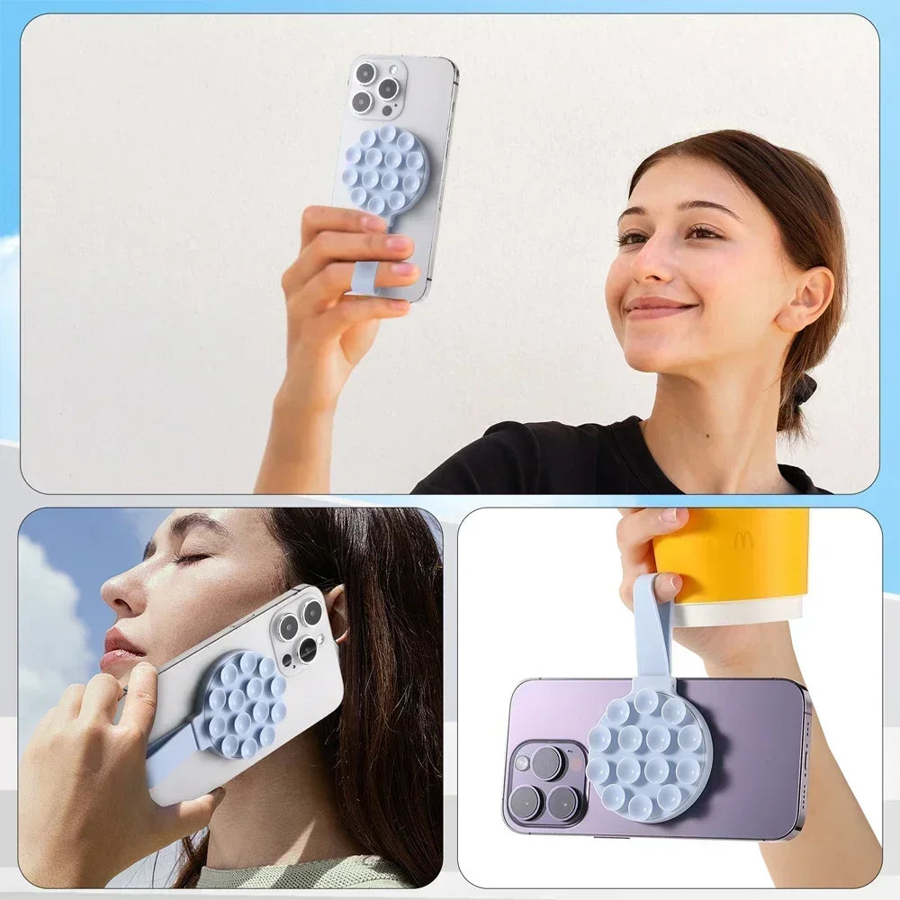 support téléphone innovant avec ventouses magnétiques- luxynaya™️ - luxynaya